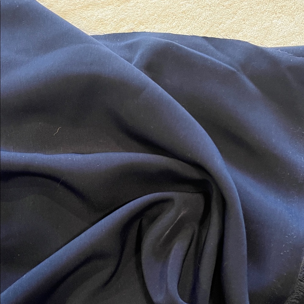 Navy soft dress fabric 3 yards x 45”